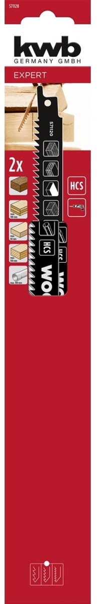 KWB zaagblad hout, 2 stuks