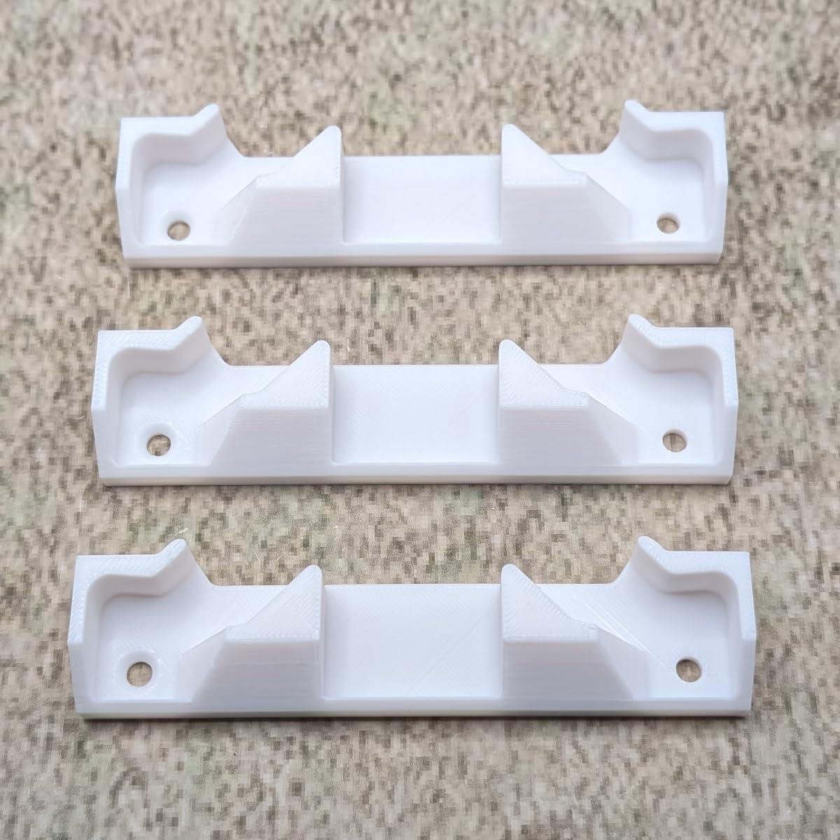 Sluitplaat Set - Dakraam Vergrendeling - Dakraam Reparatie - Set van 3 Stuks - 12 cm - Wit