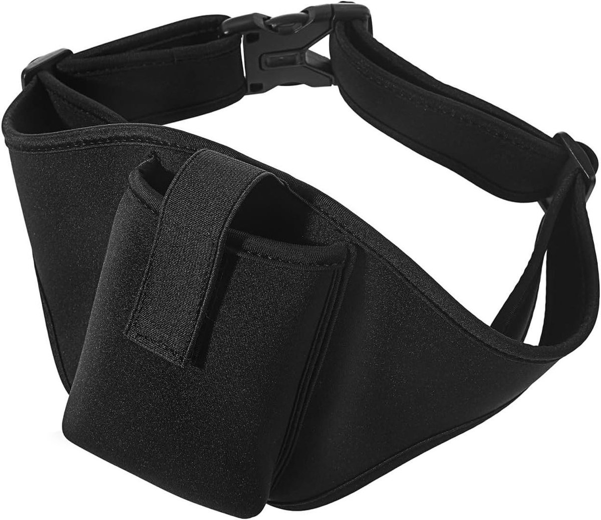 Microfoongordelset - Microfoonriem tas - Optredens en sport - Verstelbare lengte - 18 x 15 x 8 cm - Zwart