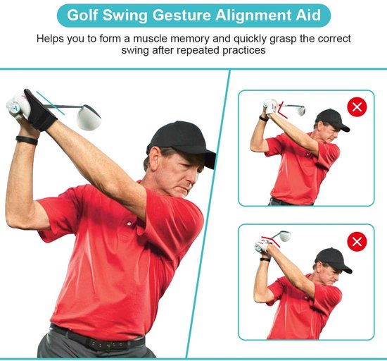Allecto - Training polshulp - Golf swing trainer - Verbeter je swing techniek - Compact en lichtgewicht - Polscorrectie - Essentieel voor elke golf... van Merkloos — afbeelding 3