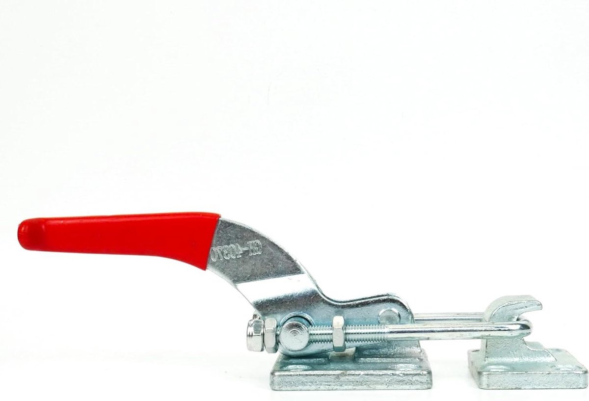 Kniehefboomsluiting - Wisselklem Hendel - Kisten Sluiten - Verzinkt Staal - 3400 kg - Rood