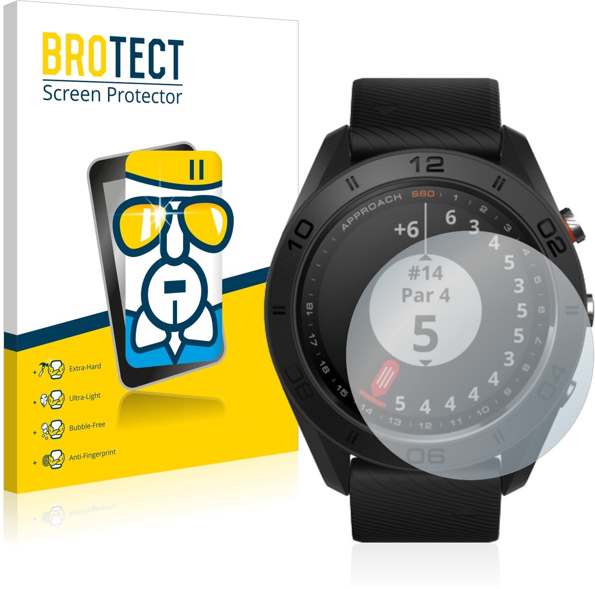Screenprotector voor Garmin Approach S60 Beschermglas transparant
