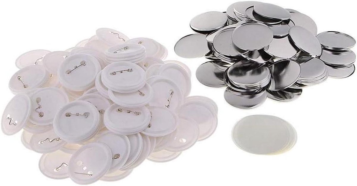 Pin Badge Onderdelen - Button Parts Badge Maker - Eigen Badges Maken - Acryl en Metaal - 58mm - Niet gespecificeerd