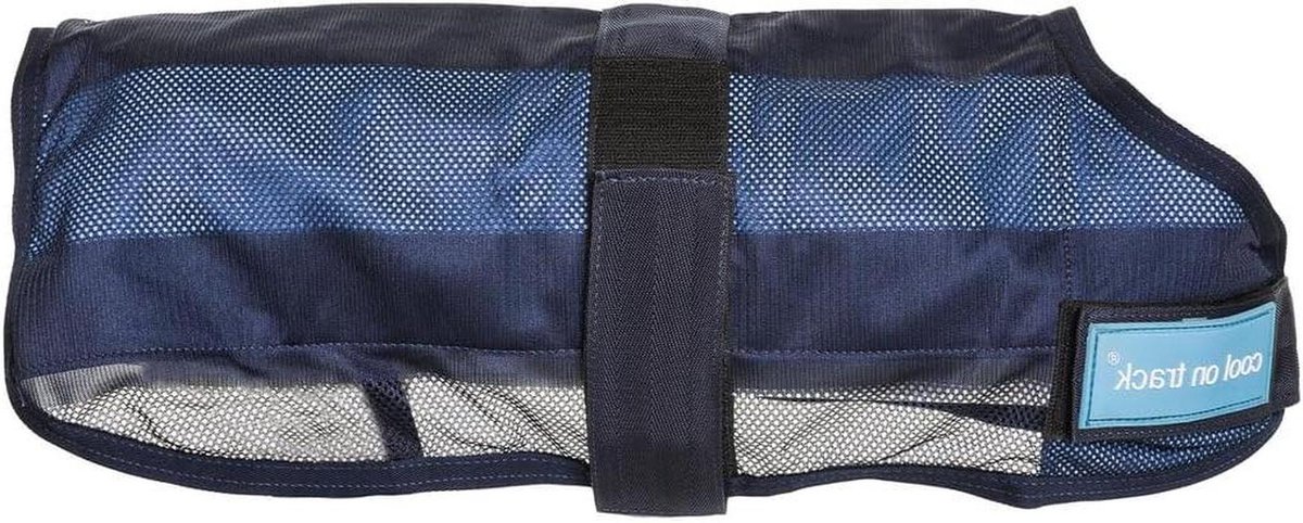 Honden Koeljas - Verkoelende Mantel - Hond Koel Houden - UV Bescherming - 70 cm - Blauw