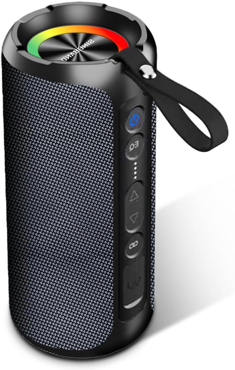 Draagbare Bluetooth Speaker - Draadloze Speaker - Muziek Streamen - 50 Watt Vermogen - 22.9 cm Hoog - Zwart