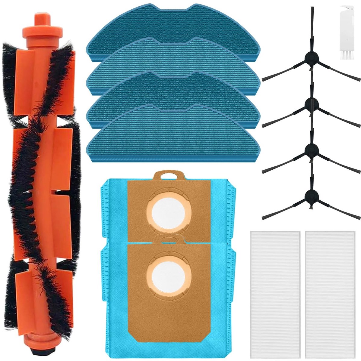 Allecto - Accessoire set - Robotstofzuiger - Hoogwaardige vervangonderdelen - Voor Philips Homerun serie 3000 - Compleet pakket - Geschikt voor XU3...