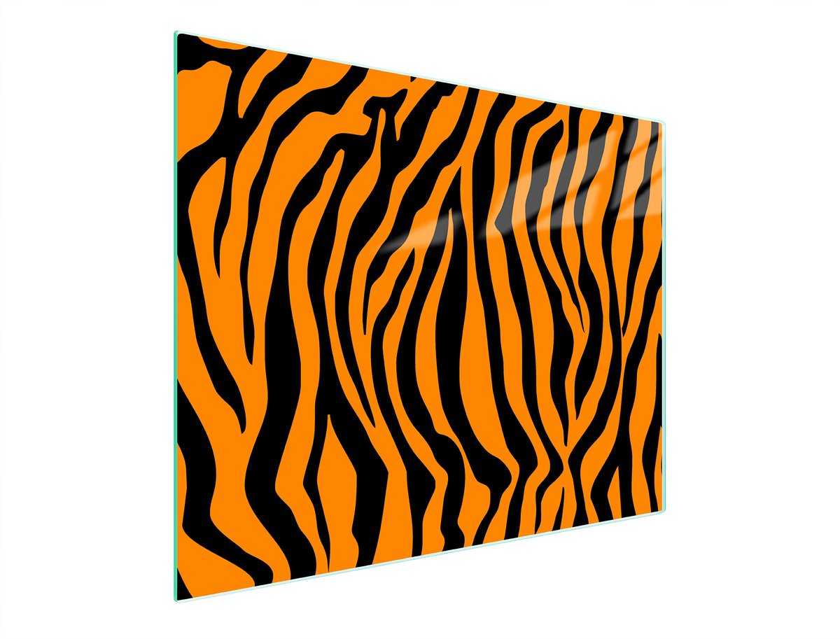 TMK ArtDeko - Snijplank Glas - Tygrys - 52x30 cm - Hartglas