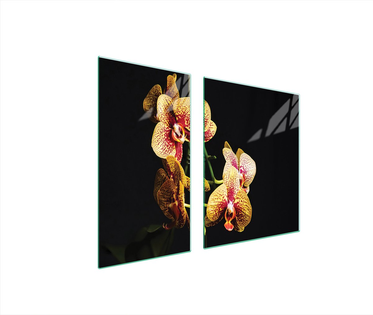 TMK ArtDeko - Orchidee - Glazen Beschermplaat - 90x52 cm - Snijplank