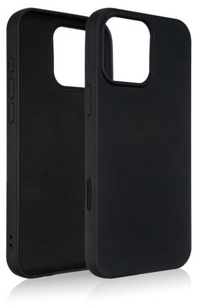 Beline Siliconen Iphone 16 Pro Max 6.9 Hoesje Zwart