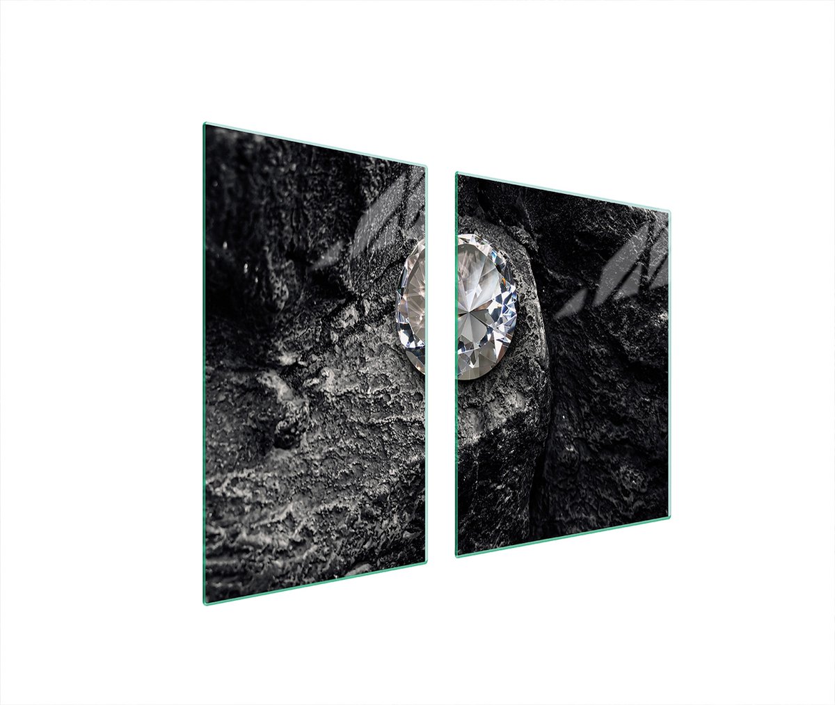 TMK ArtDeko - Snijplank - 100x52 cm - Diament - Glas