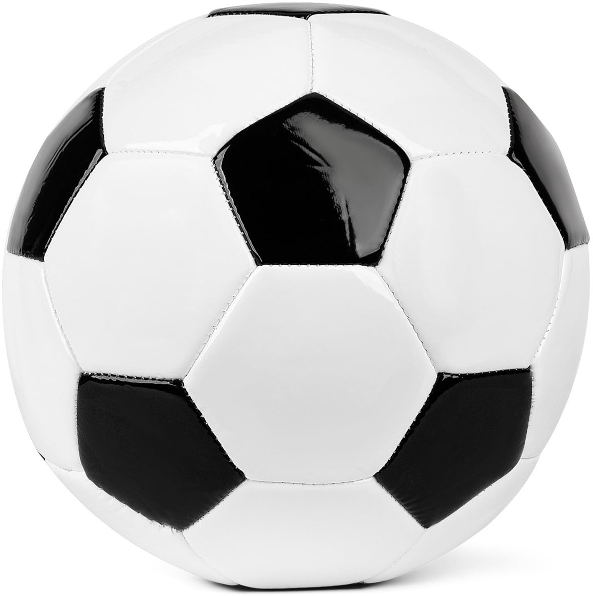 Allecto - Voetbal voor blinden - Ratelbal met geluid - Lichtgewicht therapie bal - Zwart en Wit - Geschikt voor recreatie en sport - 21,5 cm