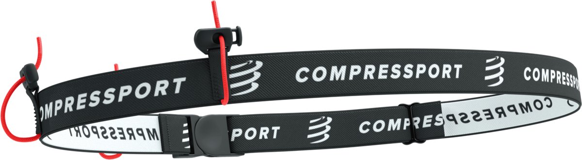 Compressport | Race Belt V2 | Startnummerband | Black | -