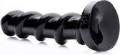 Mighty Screw Dildo - Zwart - Sextoys - Dildo's  - Dildo - Dildo Normaal