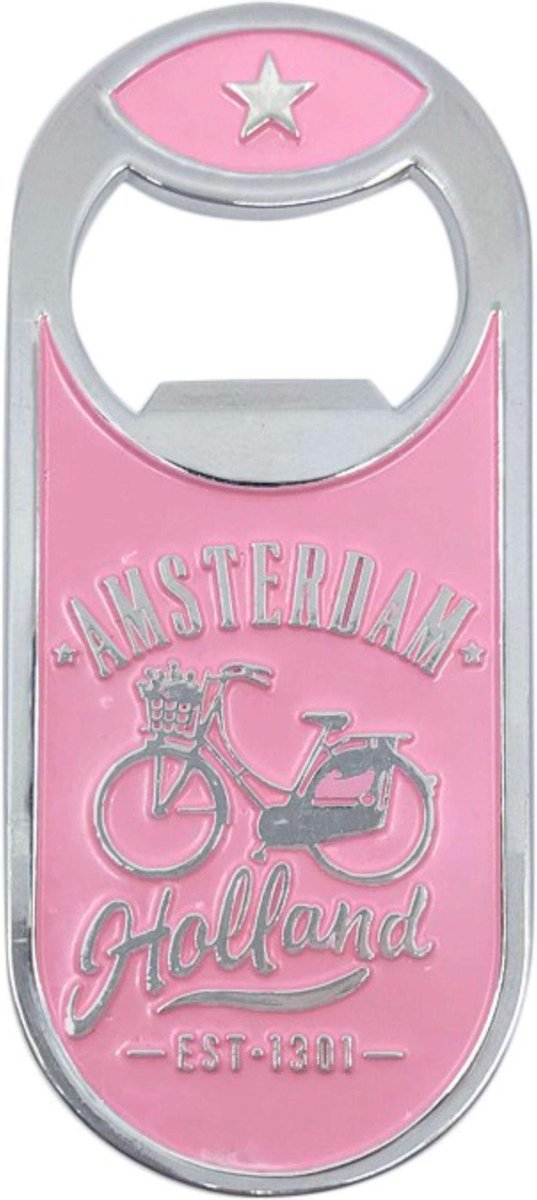Matix Opener Magneet Amsterdam Roze