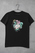 Jolyne Cujoh with Stand T-Shirt Zwart - Anime Merchandise - Kawaii culture - Jojo's Bizarre Adventure - Unisex Maat S