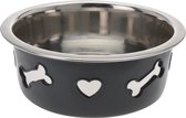 Tom Hondenvoer- En Drinkbak 750 Ml Rvs 16 X 6,5 Cm Rvs Grijs