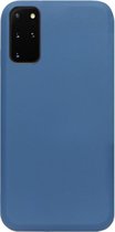 ADEL Premium Siliconen Back Cover Softcase Hoesje Geschikt voor Samsung Galaxy S20 Plus - Blauw