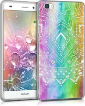 kwmobile telefoonhoesje voor Huawei P8 Lite (2015) - Hoesje voor smartphone - Azteekse Zon design
