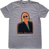 Paul Weller Heren Tshirt -M- Illustration Key Lines Grijs