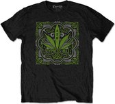 Cypress Hill - 420 Leaf Heren T-shirt - L - Zwart