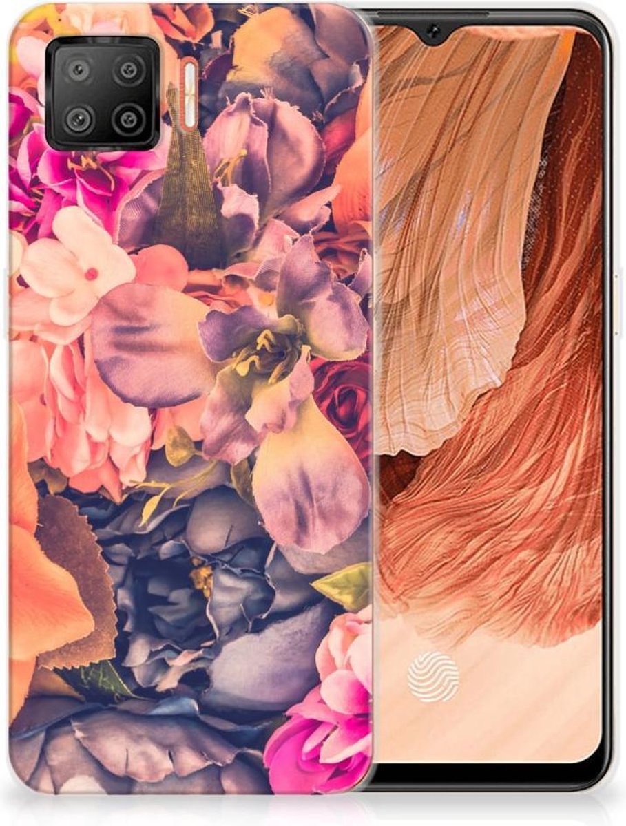 OPPO A73 4G TPU Case Bosje Bloemen