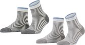 Esprit Wide Stripe 2-PACK korte Sokken 17531 - Meerkleurig meerdere kleuren zie foto Dames - 35-38