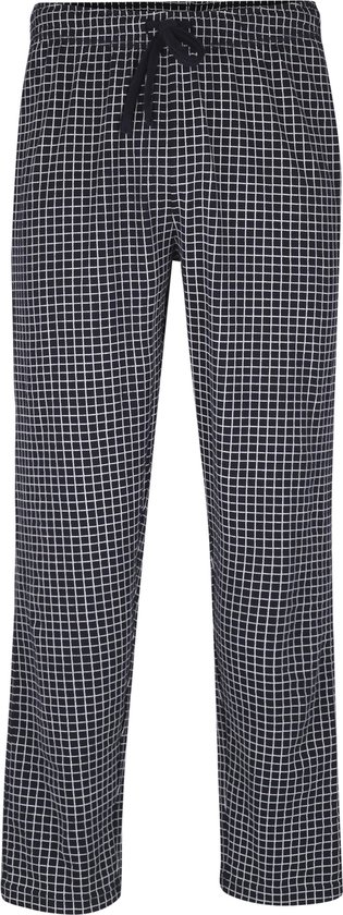 Pantalon de pyjama long homme Ceceba - bleu foncé à carreaux blancs - Taille: 8XL