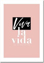 Beauty Poster Viva - 40x50cm Canvas - Multi-color