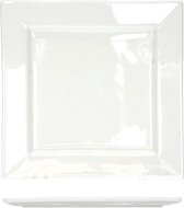 Napoli White - Broodbordje - 13x13cm - Vierkant
