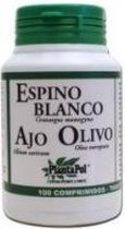 Planta Pol Espino Blanco Ajo Olivo 550 Mg 100 Comp