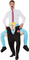 Landen Thema Kostuum | Op De Schouders Van Boris Johnson | Man | One Size | Carnaval kostuum | Verkleedkleding