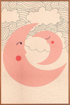 JUNIQE - Poster met kunststof lijst Sweet Dreams -40x60 /Roze