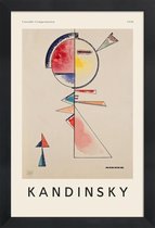 JUNIQE - Poster in houten lijst Kandinsky - Unstable Compensation