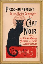 JUNIQE - Poster in houten lijst Théophile Alexandre Steinlen - Le Chat