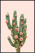 JUNIQE - Poster in kunststof lijst Cactusrozen foto -30x45 /Groen &