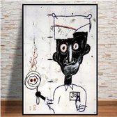 Jean Michel Basquiat Poster 10 - 60x80cm Canvas - Multi-color