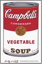 Andy Warhol Vegetable Soup Poster - 60x80cm Canvas - Multi-color