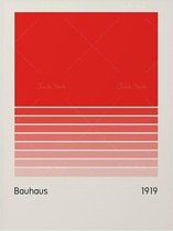 Bauhaus 1919 A Cult Poster - 70x105cm Canvas - Multi-color