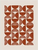 Bauhaus Minimalistic Style Poster - 60x90cm Canvas - Multi-color