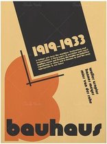 Bauhaus Geometric Minimalistic Poster - 50x70cm Canvas - Multi-color