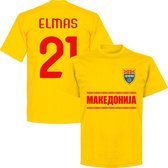 Noord Macedonië Elmas 21 Team T-Shirt - Geel - Kinderen - 152