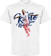 Kane Engeland Script T-Shirt - Wit - XXL