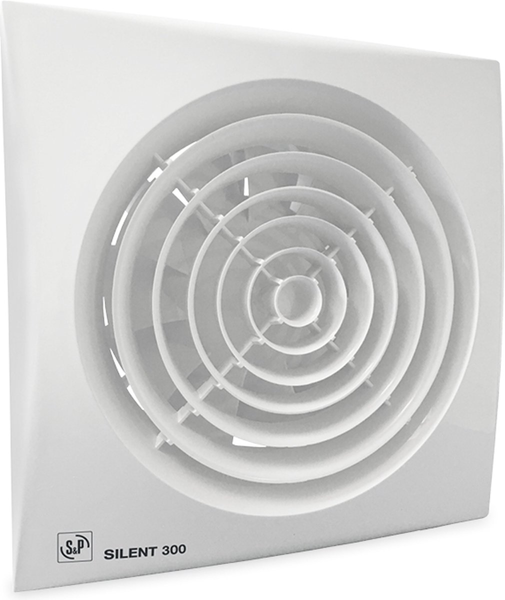 Soler & Palau Silent-300 CRZ Badkamerventilator 150mm - Met Timer - 260 m³/h - 32dB - IP45