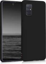 kwmobile telefoonhoesje voor Samsung Galaxy A71 - Hoesje voor smartphone - Back cover in mat zwart