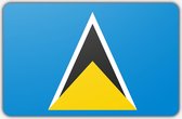 Vlag St. Lucia - 70 x 100 cm - Polyester