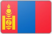 Vlag Mongolië - 150 x 225 cm - Polyester