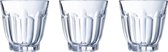 18x Stuks waterglazen/drinkglazen transparant 240 ml - Glazen - Drinkglas/waterglas/sapglas