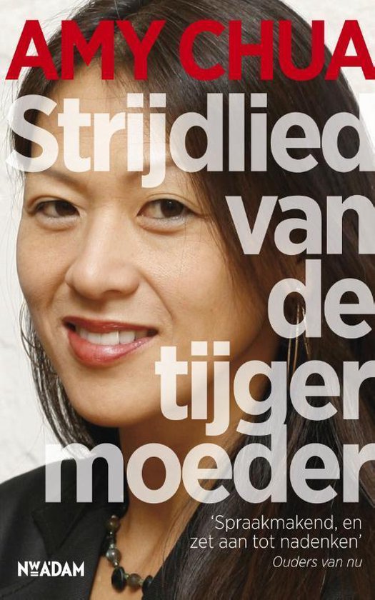 Amy Chua, auteur van 'Strijdlied van de tijgermoeder'. Close-up portret.