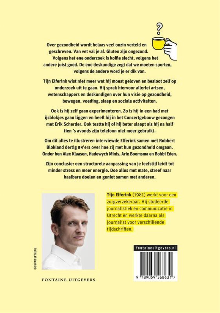 Dit boek is gezond - back cover