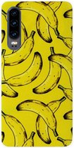 ADEL Siliconen Back Cover Softcase Hoesje voor Huawei P30 - Bananen
